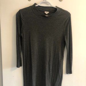 Grey mockneck Jacqueline de Yong dress